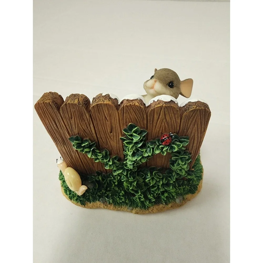 Vintage Charming Tails Daddy's Little Helper 89/376 Mouse Figurine Fitz & Floyd